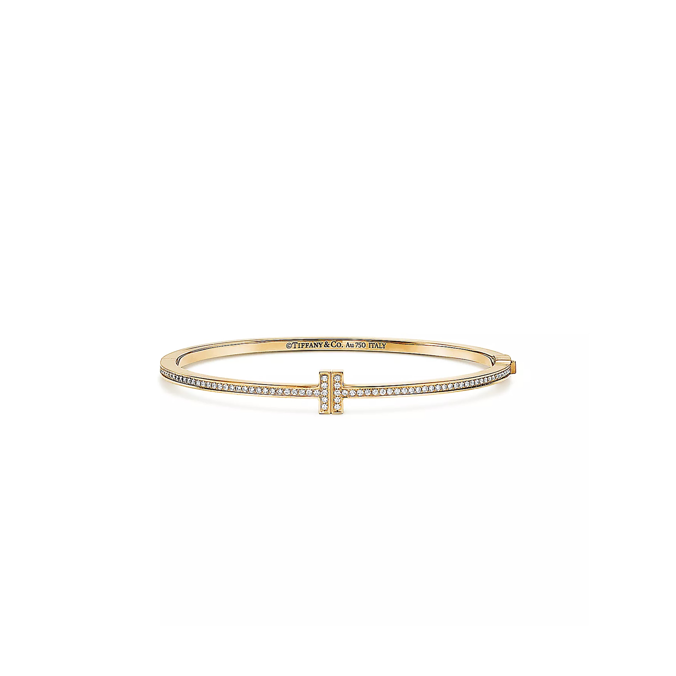 TIFFANY T DIAMOND HINGED WIRE BANGLE 62272961